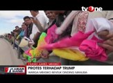 Protes Trump, Warga Meksiko Bentuk Dinding Manusia