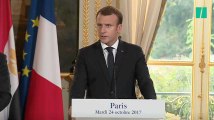 Sur les droits de l'Homme, Macron ne 