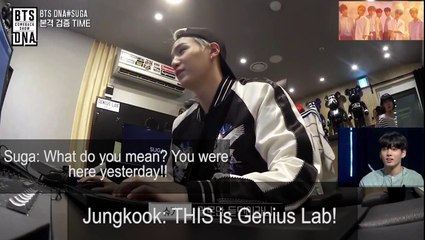 [ENG SUB] BTS Suga's DNA Studio Comeback 092117