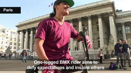 BMX rider Julian Molina defies gravity and stigmas