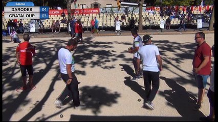 1er International à pétanque Lyon Métropole : 64ème Darodes VS Grataloup