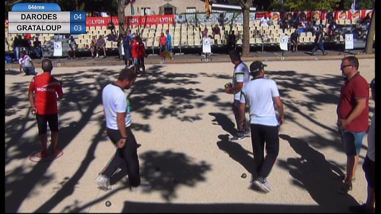 1er International à pétanque Lyon Métropole : 64ème Darodes VS Grataloup