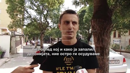 Download Video: Протест во Тетово против палењето на дивата депонија