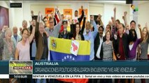 Organizaciones australianas realizan acto de solidaridad con Venezuela