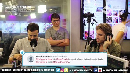 PHILIPPE LACHEAU ET TAREK BOUDALI EN MODE SM - Marion et Anne-So