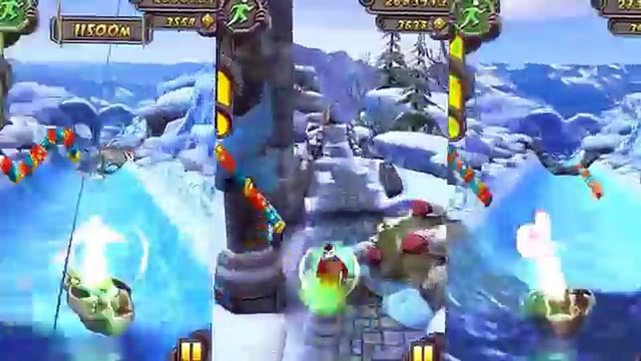Temple Run 2- Santa claus Vs Mrs Claus,frozen shadows/Gameplay for Kid #34