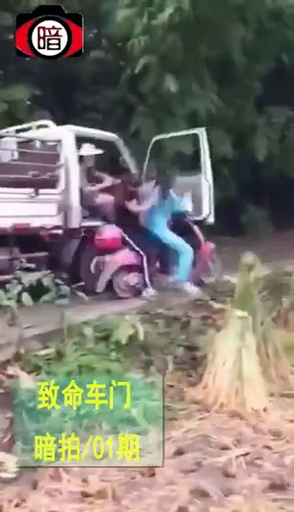 Becarefull while opening door on road
