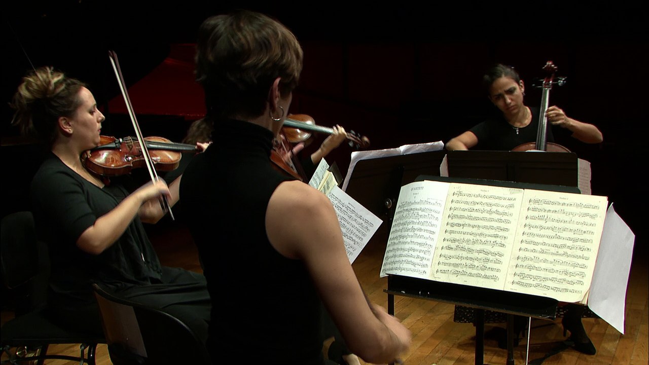 César Franck | Quatuor à cordes en ré majeur I. Poco lento – Allegro par le Quatuor Zaïde