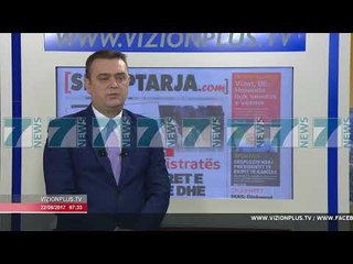 SHTYPI I DITES ME TITUJT E GAZETAVE SHQIPTARE E MARTE 22 GUSHT 2017 - News, Lajme - Kanali 7