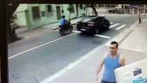 Braquage impressionnant du gardien de Botafogo en pleine rue à Rio de Janeiro