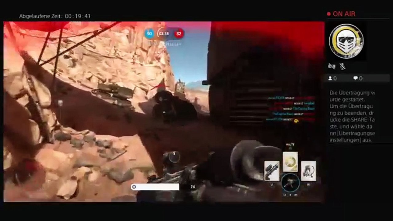 PS4-Live-Übertragung von OoThe-Iron-ManoO