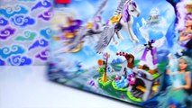 Lego Elves Airas Pegasus Sleigh Set Baby Dragon Build Review Play - Kids Toys