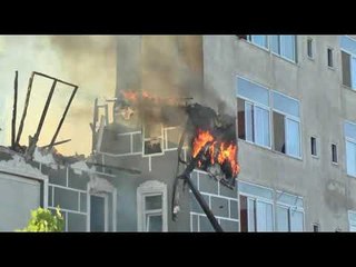 Ora News - Zjarr në hotelin katër katësh, shkak shkëndija elektrike