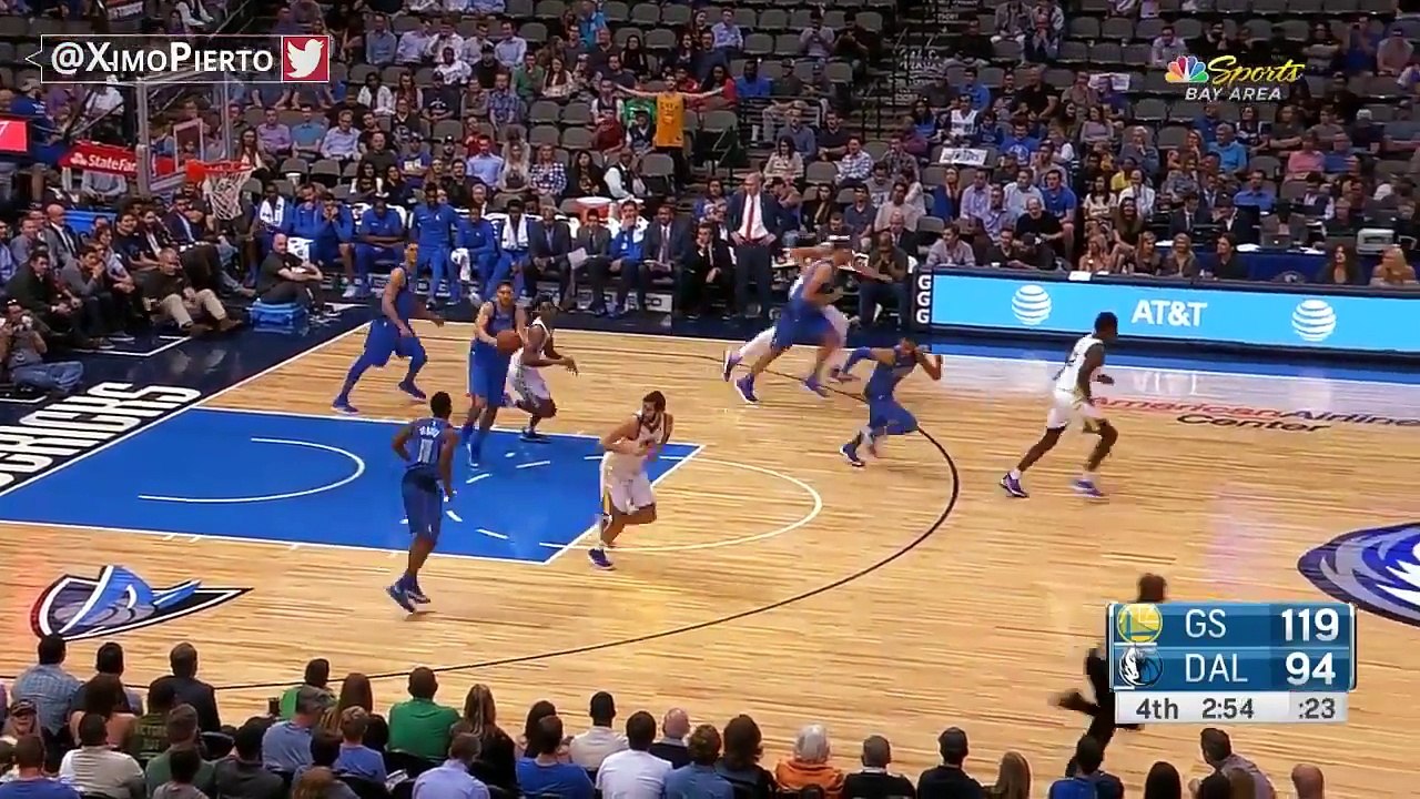 Jordan Bell Off the Backboard Dunk | Warriors vs Mavericks | October 23, 2017 | 2017-18 NBA Season