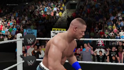 WWE 2K17 Johncena vs tripleh vs randyorton