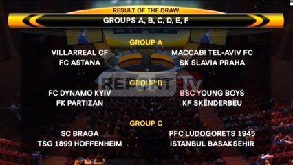 Report TV - Europa League, ja kush janë kundërshtarët e 'Skënderbeut’