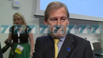 KOMISIONERI HAHN NE TAKIMIN E KRYEMINISTRAVE - News, Lajme - Kanali 7