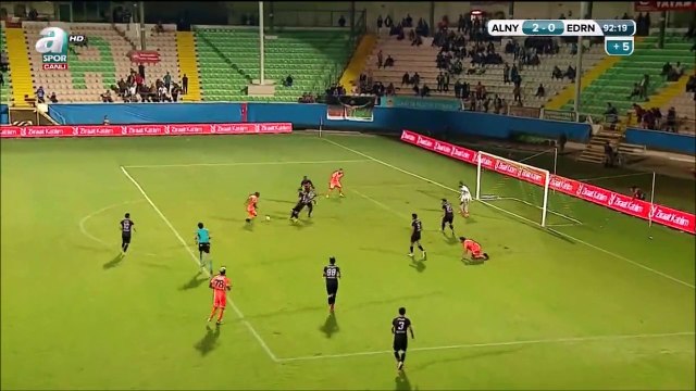 2-0 Vágner Love Goal Turkiye Kupasi Round 4 - 24.10.2017 Alanyaspor 2-0 Edirnespor