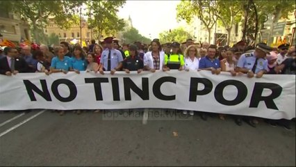 Barcelonë, marshim kundër militantëve islamikë - Top Channel Albania - News - Lajme