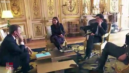 Quand le chien d'Emmanuel Macron pisse en pleine réunion à l'Élysée