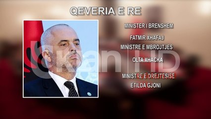 Kryeministri Rama prezanton qeverinë e re