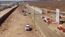 Trump'ın Meksika Sınırına Örmek İstediği Duvar Drone'un Altında Kaldı