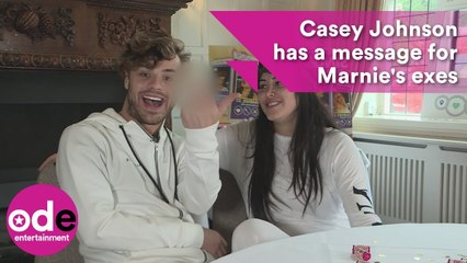 Casey Johnson has a message for Marnie Simpson's exes