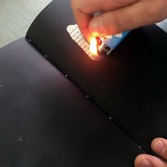 Un livre qui réagit à la chaleur