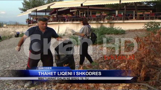 Thahet Liqeni i Shkodrës