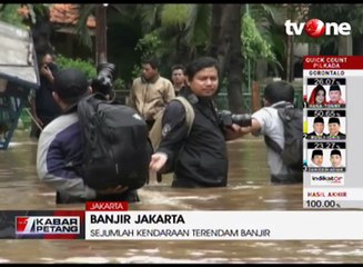 Sejumlah Wilayah di Jakarta Terendam Hingga 2 Meter
