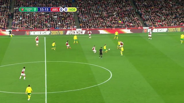 Josh Murphy Cheeky Lob Goal vs Arsenal (0-1)