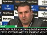 Unsworth found it 'easy' to step in as caretaker manager