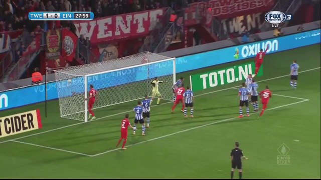1-0 Tom Boere Goal Holland KNVB Beker Round 2 - 24.10.2017 FC Twente 1-0 FC Eindhoven
