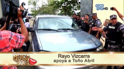 Rayo Vizcarra apoya a Toño Abril