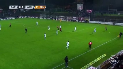 Aarau 1:0 Winterthur (Swiss Challenge League. 23 October 2017)