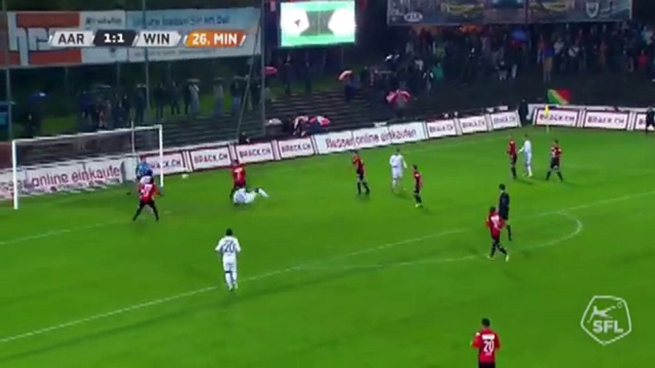 Aarau 1:2 Winterthur (Swiss Challenge League. 23 October 2017)