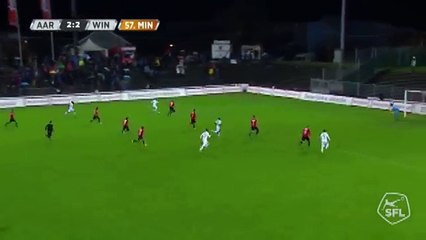 Aarau 2:3 Winterthur (Swiss Challenge League. 23 October 2017)