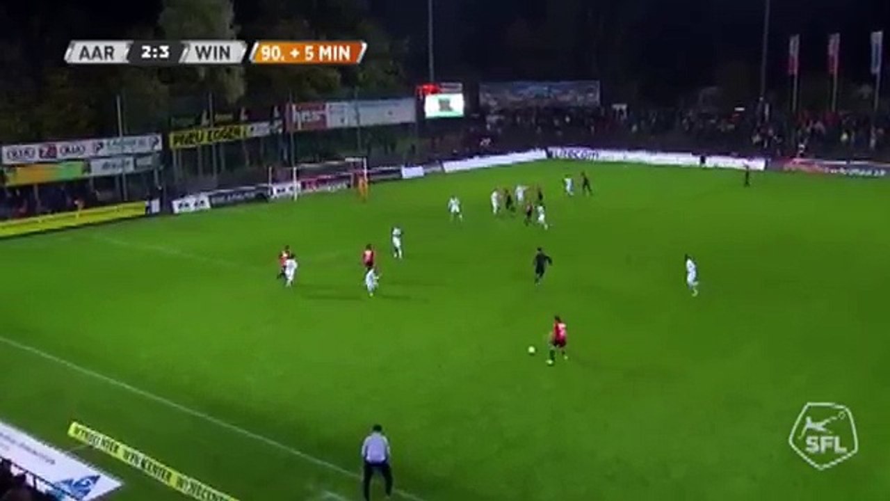 Aarau 3:3 Winterthur (Swiss Challenge League. 23 October 2017)