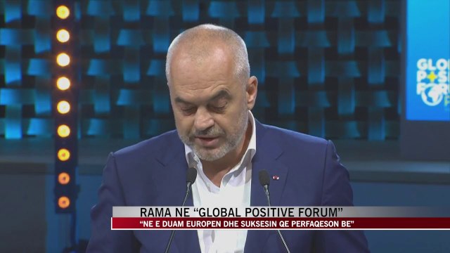 Rama merr pjese në “Global Positive Forum” - News, Lajme - Vizion Plus