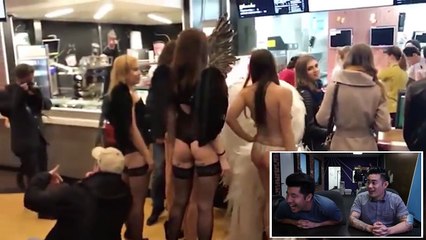 Girls in Lingerie Storm McDonald's & Steal Food ft. Steve Greene, DavidSoComedy