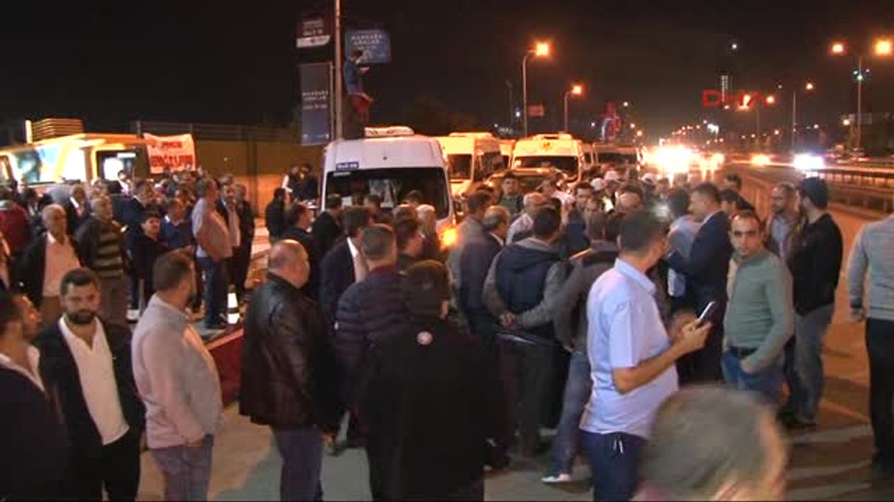 Servisçiler Kartal'da Eylem Yaptı