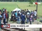 Kereta Api Tabrak Mobil, Pengendara Tewas Ditempat