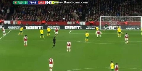 Welcott   100%   Big   Chance   Arsenal 0 - 1	 Norwich 24-10-2017