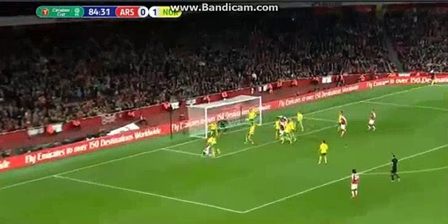 Arsenal 1 - 1	 Norwich
