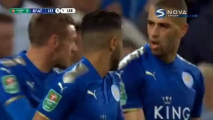 Riyad Mahrez Goal HD - Leicester	3-1	Leeds 24.10.2017