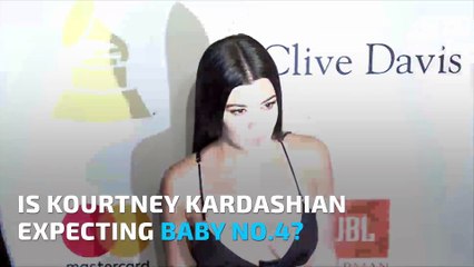 Kourtney Kardashian addresses pregnancy rumors