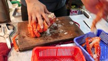 Taiwan Street Food - KING CRAB Cooked Two Ways 王蟹 / タラバガニ / 왕게