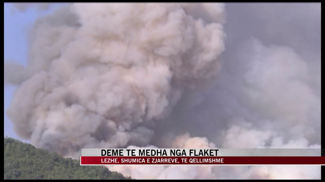 Dëme të mëdha nga flakët - News, Lajme - Vizion Plus
