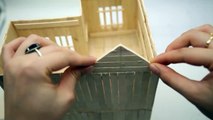 Building Popsicle Stick Mansion - Popsicle Garden Villa - Dreamhouse