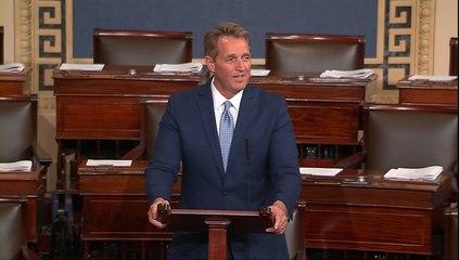GOP senator Jeff Flake slams Trump, says he won't run for re-election